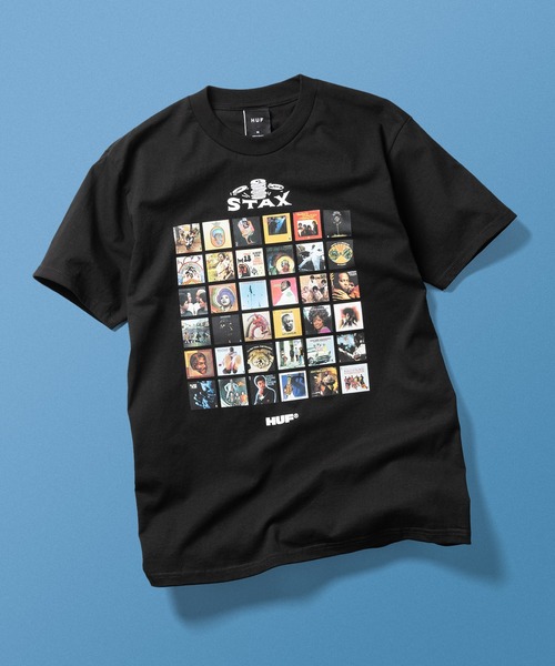 ☆HUF（ハフ）☆BUMMER USA S/S TEE(半袖シャツ） HUF ハフ Tシャツ BLAZING JAMS S/S TEE 半袖T T-SHIRT プリント