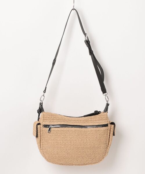 Desigual（デシグアル） ショルダーバッグ バッグ ロゴ入り籐バッグ