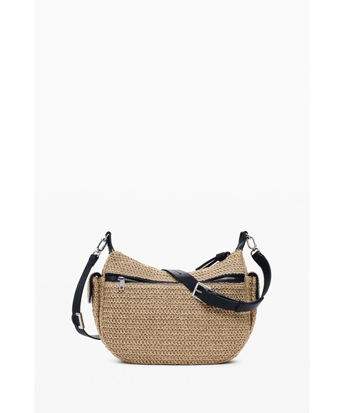 Desigual（デシグアル） ショルダーバッグ バッグ ロゴ入り籐バッグ