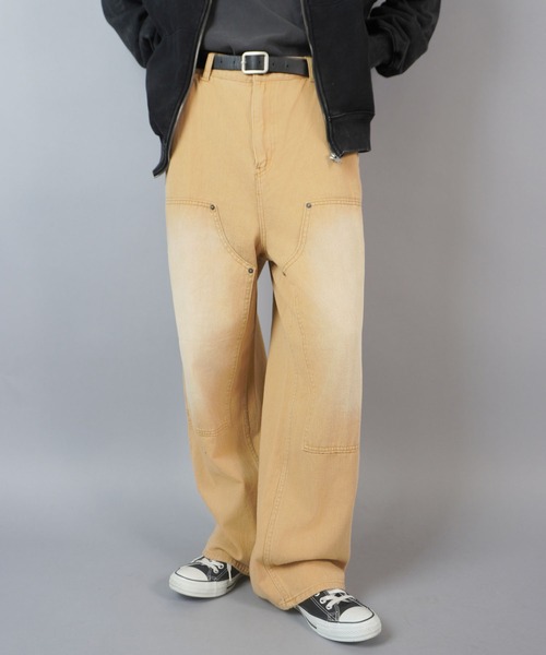 SPINNS（スピンズ） パンツ 全トレンドコーデ対応！ダブルニーカラー