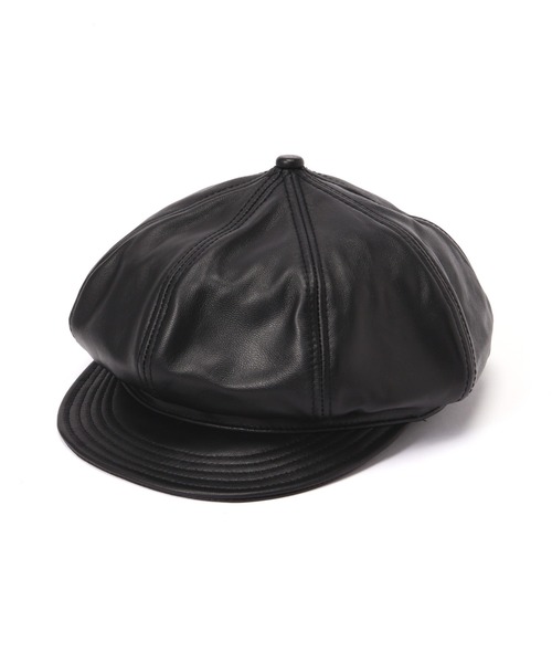 Schott N.Y.C 帽子 キャスケット Schott/ショット/LEATHER