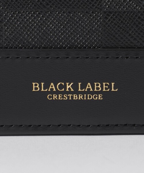 BLACK LABEL CRESTBRIDGE 財布 エンボスチェック2つ折り