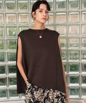 tシャツ ダンボールヘムラインノースリーブトッ...の詳細画像3