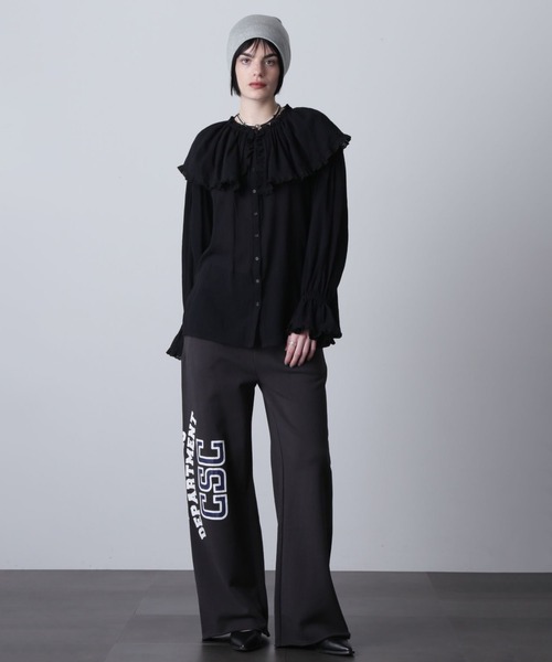 ROSE BUD（ローズバッド） ブラウス シャツ (CREOLME)フリルカラー