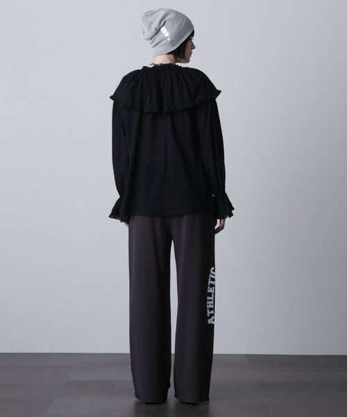 CREOLME（クレオルム） ブラウス シャツ (CREOLME)フリルカラー 