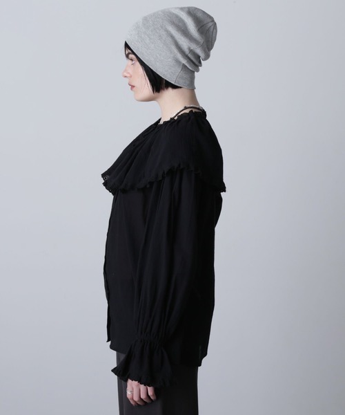 CREOLME（クレオルム） ブラウス シャツ (CREOLME)フリルカラー 
