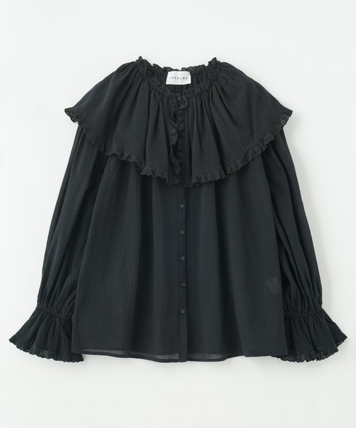 ROSE BUD（ローズバッド） ブラウス シャツ (CREOLME)フリルカラー