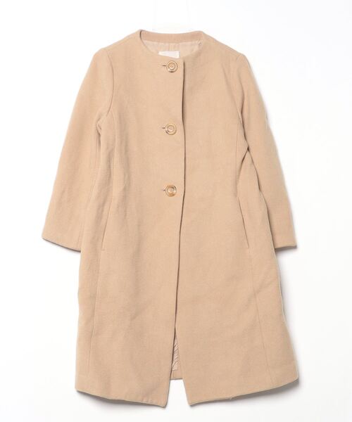 IENA（イエナ） ノーカラーコート 38 ベージュ レディース : ZOZOTOWN