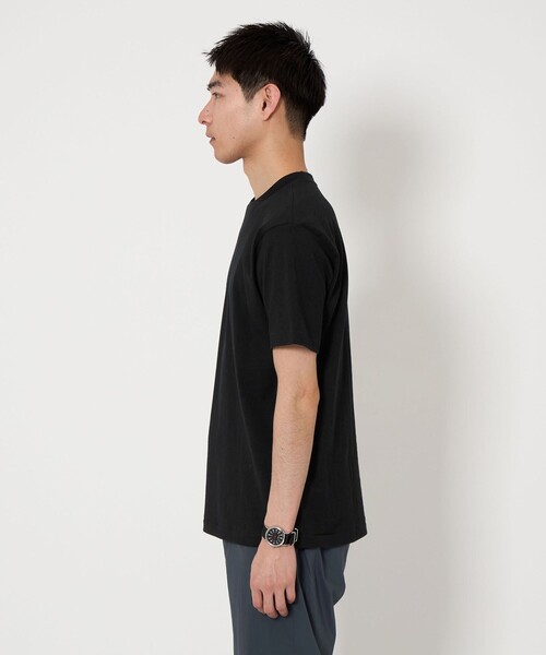 Hanes（ヘインズ） tシャツ 「Hanes」クロ クルーネック Tシャツ