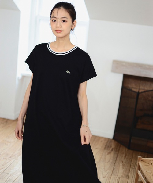 【新品】ラコステ　ワンピース インディゴポロドレス （ミニ丈・ひざ丈ワンピース）｜LACOSTE