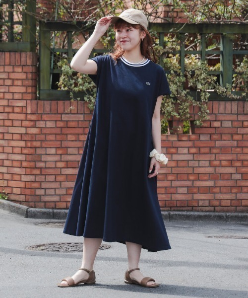 【LACOSTE】カノコ ワンピース LACOSTE ワンピース 「別注」LACOSTE / カノコ クルーネック