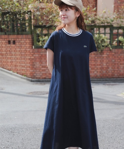 【LACOSTE】カノコ ワンピース LACOSTE ワンピース 「別注」LACOSTE / カノコ クルーネック