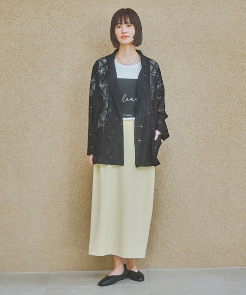 LAKOLE（ラコレ） tシャツ 箔プリントアソートロゴT / 328630