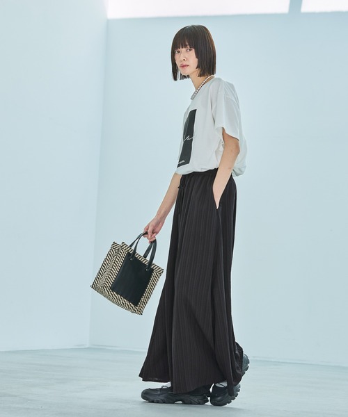 LAKOLE（ラコレ） tシャツ 箔プリントアソートロゴT / 328630