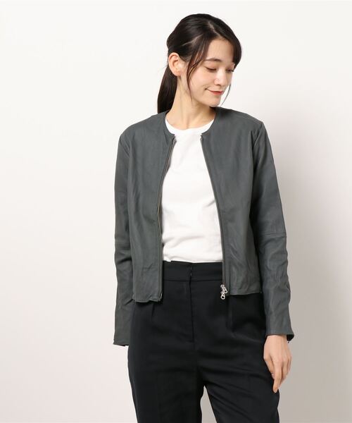 「nitca」 レザージャケット FREE ブラック レディース_画像3