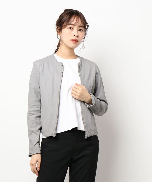 「nitca」 レザージャケット FREE ブラック レディース_画像4