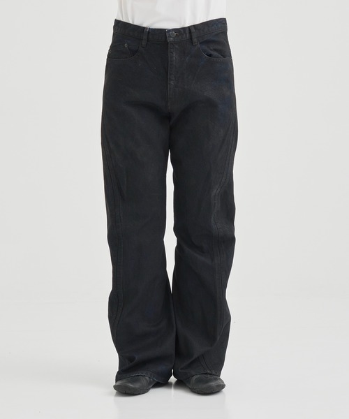 NVRFRGT（ネヴァーフォーゲット） ジーンズ 別注 COATING 3D TWISTED