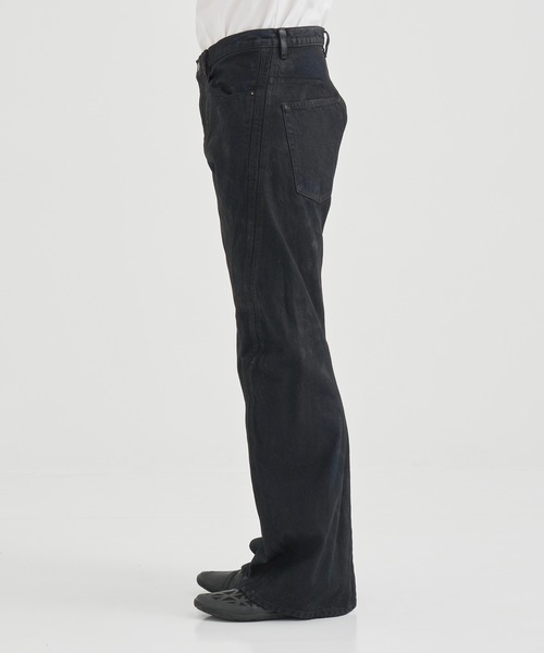 NVRFRGT ジーンズ 別注 COATING 3D TWISTED LEG JEANS メンズ