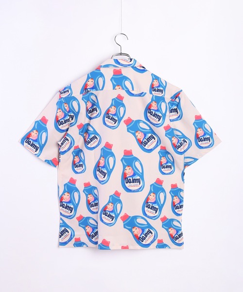 domestic vintage design shirts 総柄 レトロシャツ WESTSEA シャツ 総柄 オープンカラーシャツ レトロポップ柄