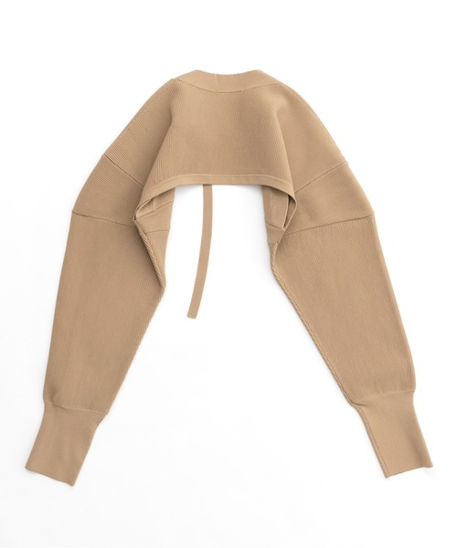 【MAISON SPECIAL】ニットボレロトップ 25AW PRE-ORDER】2way Mesh Knitted Bolero/2WAYメッシュニット