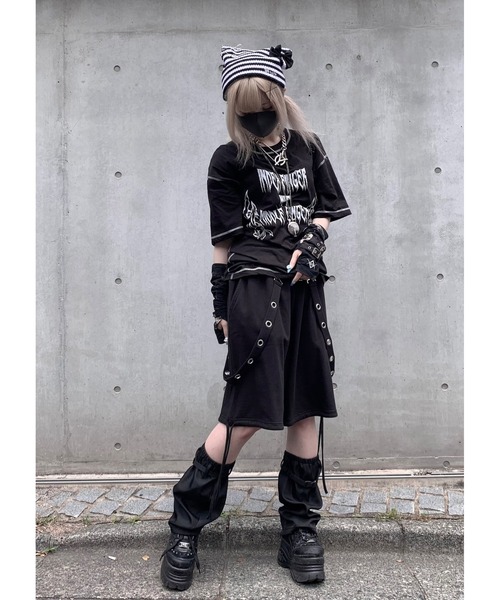 hauls はうるず じゃらじゃらサスペンダーショーツ Hauls パンツ じゃらじゃらサスペンダーしょーつ レディース