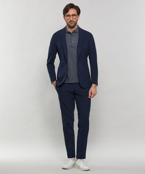 ジャケット テーラードジャケット 「WEB・一部店舗限定」「BREASY JACKET」ポリエステルサッカーセットアップジャケット メンズの画像