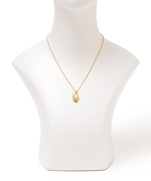 シェルペンダントネックレス ペンダント ネックレス サージカルステンレス製 2本セット シェル