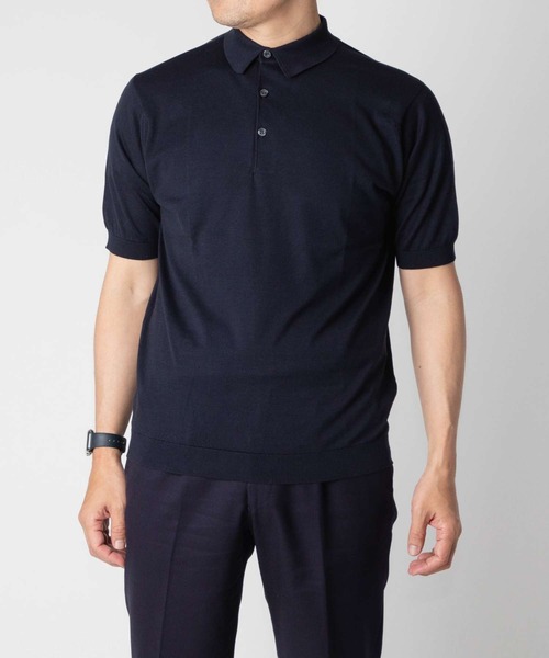 JOHN SMEDLEY ポロシャツ REID ジョンスメドレー 半袖コットン