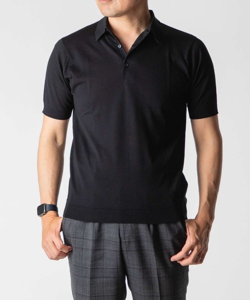 JOHN SMEDLEY ポロシャツ REID ジョンスメドレー 半袖コットン