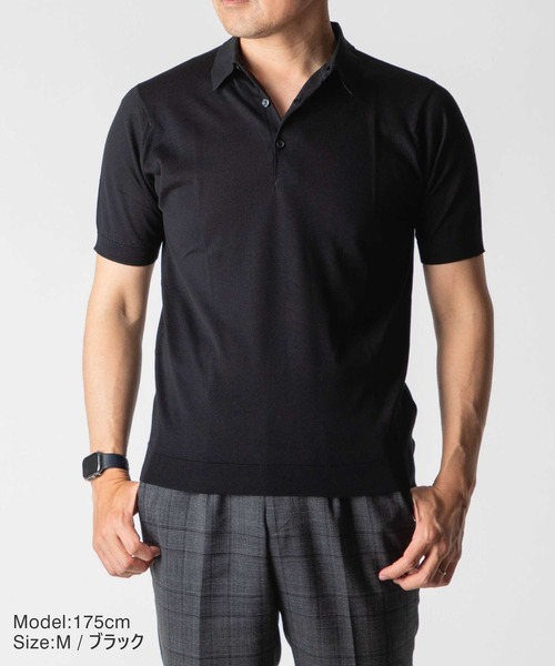 JOHN SMEDLEY ポロシャツ REID ジョンスメドレー 半袖コットン