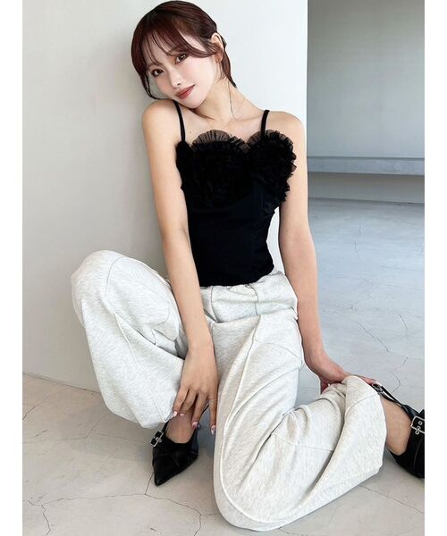 RESEXXY（リゼクシー） スウェットパンツ ジャージ ピンタック