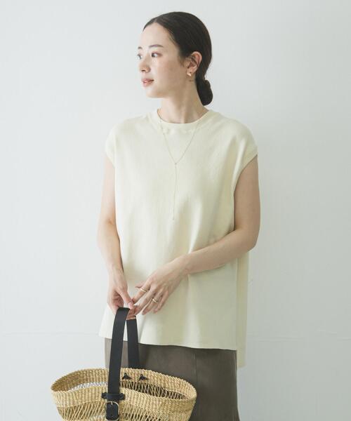 期間限定割引中！　　うさとの服　Usaato フレンチスリーブチュニック URBAN RESEARCH（アーバンリサーチ） ベスト ジレ フレンチスリーブ