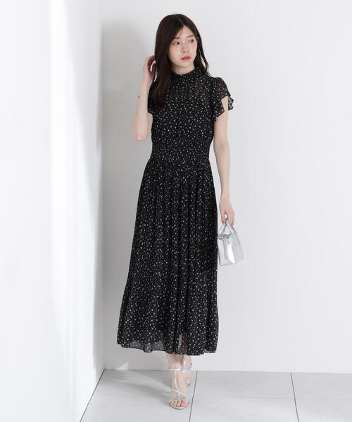 PROPORTION BODY DRESSING ワンピース シフォンプリーツ