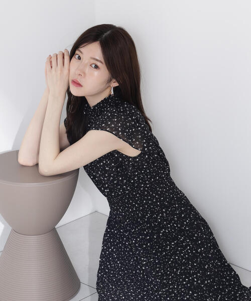 PROPORTION BODY DRESSING ワンピース シフォンプリーツ