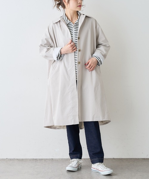 pual ce cin 「PUAL CE CIN」 ステンカラーコート FREE ベージュ