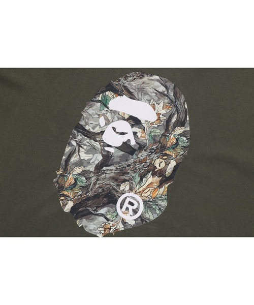 A BATHING APE（アベイシングエイプ） tシャツ TREE EDGE CAMO APE