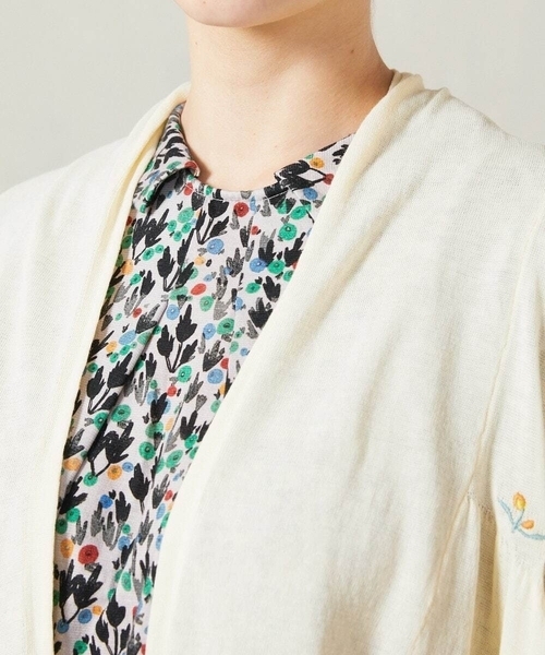 Jocomomola（ホコモモラ） カーディガン 「接触冷感」シアートッパー