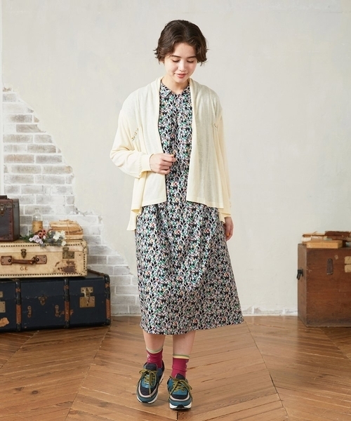 Jocomomola（ホコモモラ） カーディガン 「接触冷感」シアートッパー