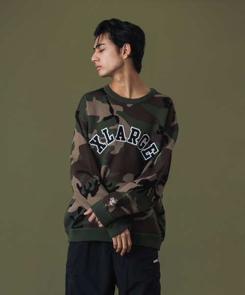 XLARGE（エクストラ ラージ） セーター ニット ARCH LOGO CREWNECK