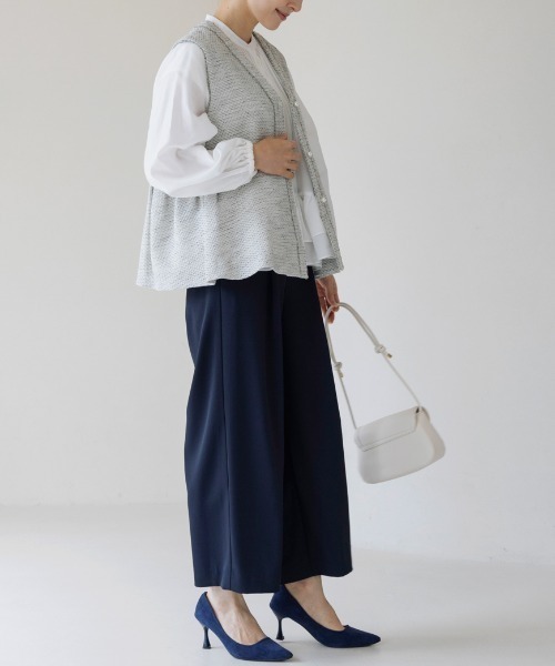 Sono（ソーノ） ベスト ジレ ご自宅でお洗濯可能/日本製「SONO/ソーノ