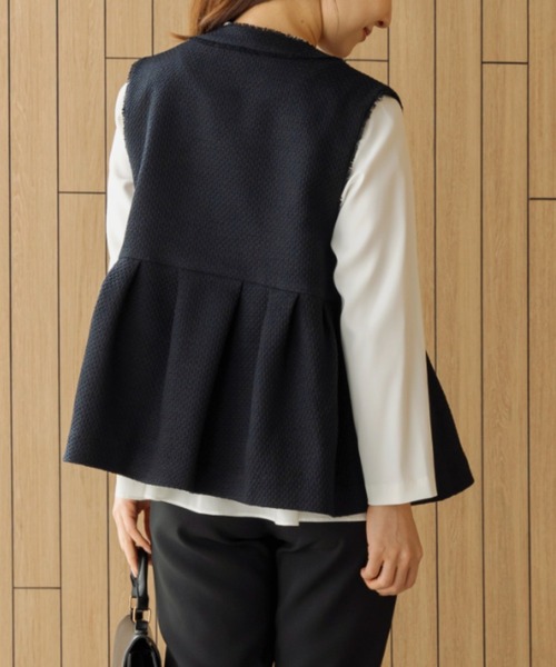 Sono（ソーノ） ベスト ジレ ご自宅でお洗濯可能/日本製「SONO/ソーノ