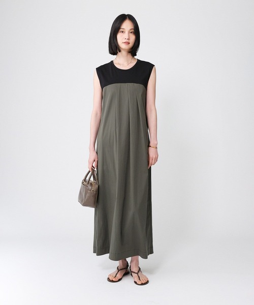 PLEATS PLEASE ISSEY MIYAKE◇ノースリーブワンピース⁄3⁄ポリエステル