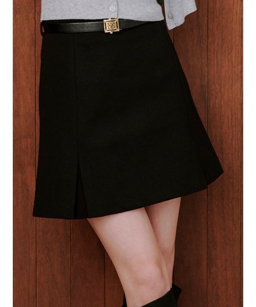 SNIDEL（スナイデル） スカート ベルト付きボックスミニスカショ