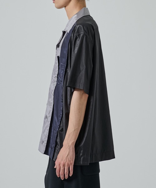 TOGA VIRILIS TOGA ARCHIVES　半袖シャツ TOGA VIRILIS シャツ 「TOGA VIRILIS」Polyester cotton taffeta