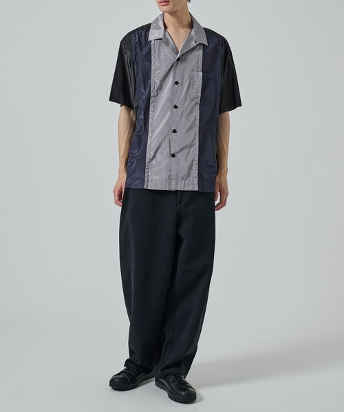 TOGA VIRILIS シャツ 「TOGA VIRILIS」Polyester cotton taffeta