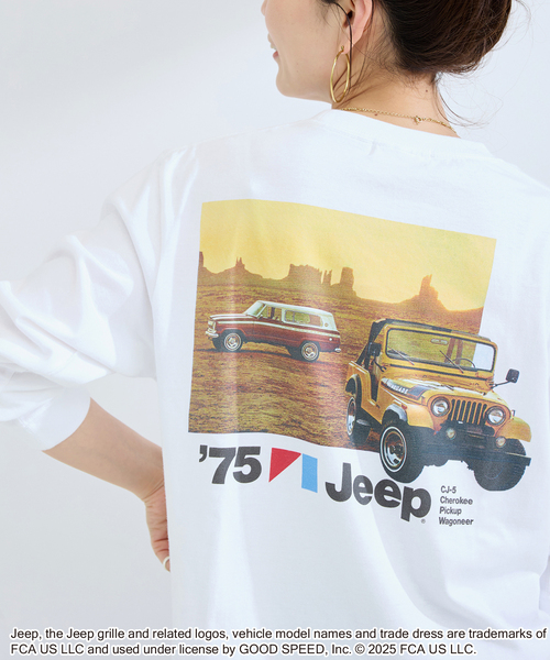 tシャツ GOOD ROCK SPEED/グッドロックスピード　ジープ ロンT レディース