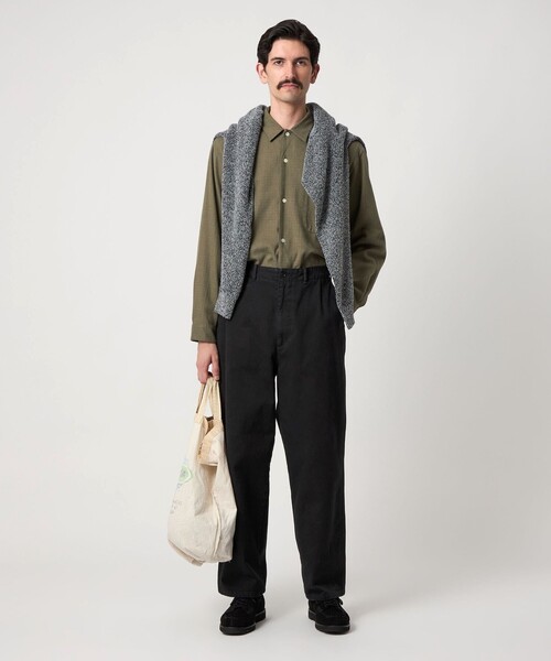 STEVEN ALAN パンツ 「Steven Alan」 ツイル ガーメントダイ アーミー