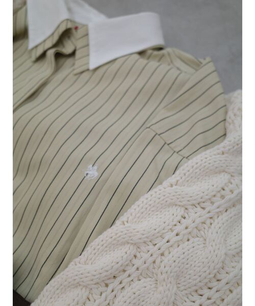 POLO BCS ブラウス シャツ 「POLO BCSコラボ」レイヤードカラー