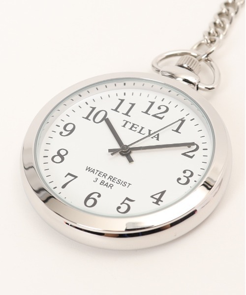 腕時計 TELVA テルバ 懐中時計 クオーツ ポケットウォッチ レディース