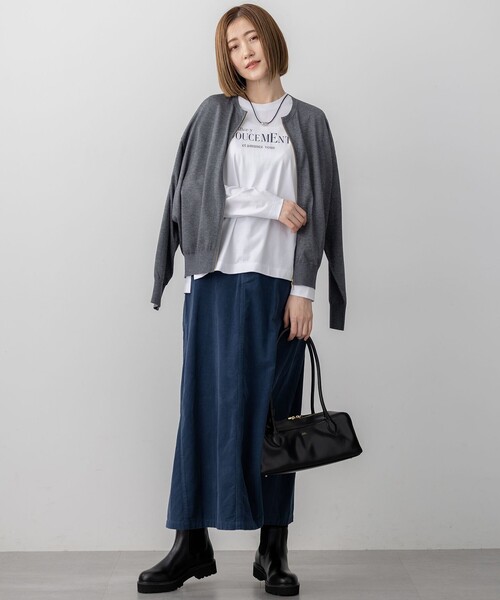 23区（ニジュウサンク） スカート 「Oggi11月号掲載/洗える」コットン